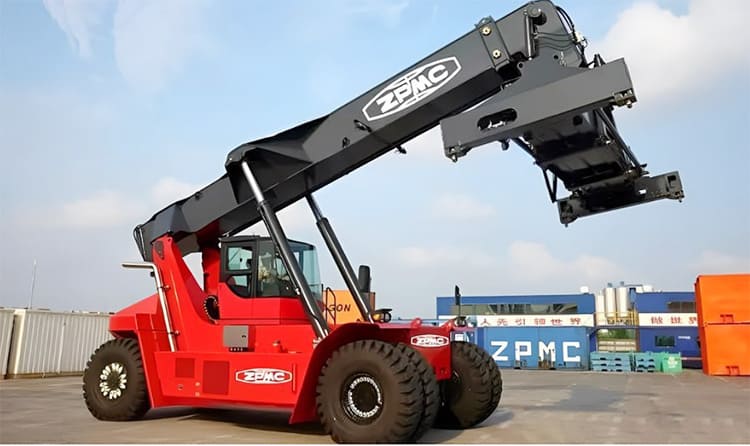 zpmc-reach-stacker-zr45-price-types-of-container-handling-equipment